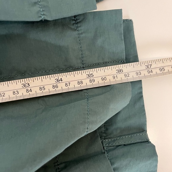 Eileen Fisher Organic Cotton/Nylon Jacket 2 Way Full Zip Blue Coat Womens XXS - Picture 15 of 16